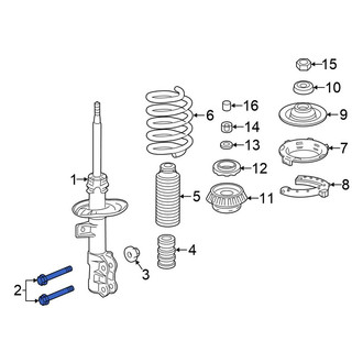 Honda OE - Suspension Strut Bolt