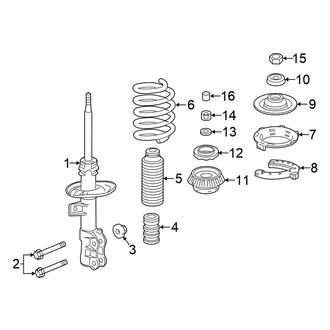 Honda OE - Front Suspension - Struts & Components