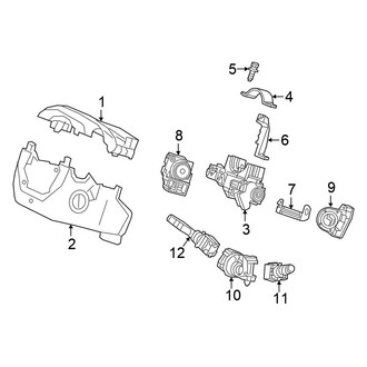Honda OE - Steering Column - Shroud, Switches & Levers