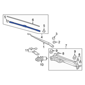 Honda OE - Front Left Wiper Blade