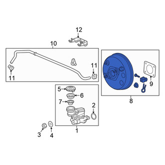 Honda OE - Power Brake Booster
