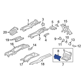 Honda OE - Front Left Console Trim Panel
