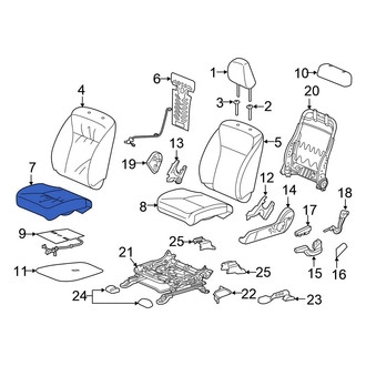 Honda OE - Front Left Seat Cover