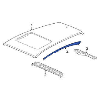 Honda OE - Left Roof Side Rail