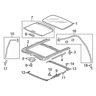 Honda OE - Roof - Sunroof (EX / EX-L)