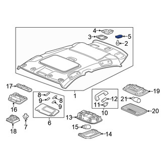 Honda OE - Seat Belt Anchor Plate Cover