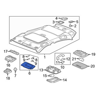 Honda OE - Left Sun Visor