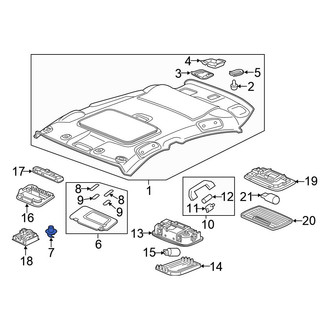 Honda OE - Sun Visor Holder