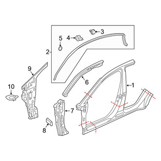 Honda OE - Pillars, Rocker & Floor - Aperture Panel