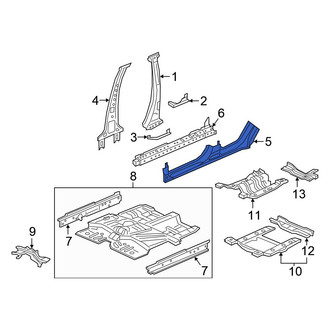 Honda OE - Right Outer Rocker Panel