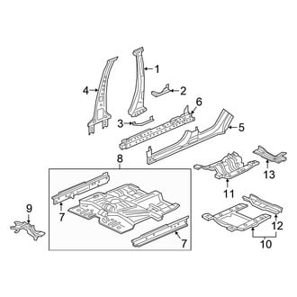Honda OE - Pillars, Rocker & Floor - Center Pillar