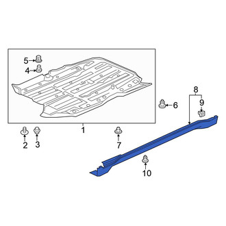 Honda OE - Left Rocker Panel Guard