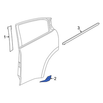 Honda OE - Rear Left Stone Guard