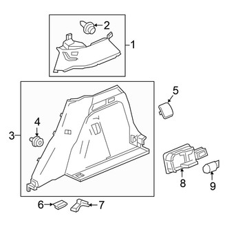 Honda OE - Quarter Panel - Interior Trim
