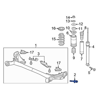Honda OE - Beam Axle Bolt