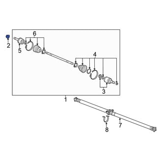 Honda OE - Rear CV Joint Nut