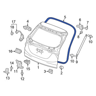 Honda OE - Rear Hatch Seal
