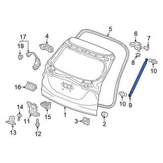 Honda OE - Left Liftgate Lift Support