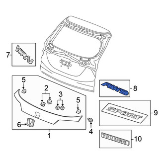 Honda OE - Rear Hatch Emblem