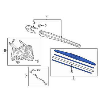 Honda OE - Rear Wiper Blade