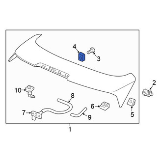 Honda OE - Radiator Support Splash Shield Nut