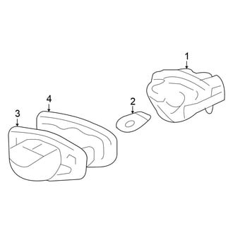 Honda OE - Rear Lamps - License Lamps