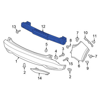 Honda OE - Rear Bumper Impact Bar