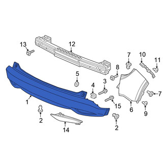 Honda OE - Rear Bumper Cover