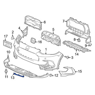 Honda OE - Front Left Spoiler