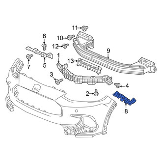 Honda OE - Front Right Outer Bumper Guide