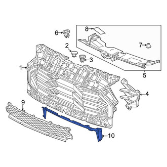 Honda OE - Front Center Radiator Support Air Deflector