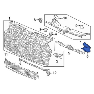 Honda OE - Front Right Grille Reinforcement
