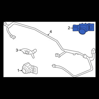 Honda OE - Front Outer Parking Aid Sensor