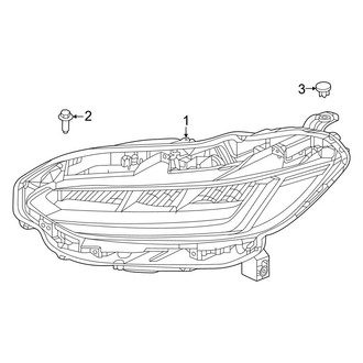 Honda OE - Front Lamps - Headlamp Components