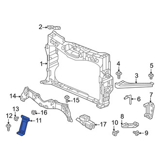 Honda OE - Front Hood Latch Support