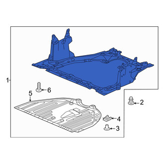 Honda OE - Front Radiator Support Splash Shield