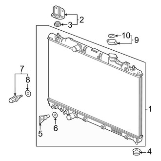 Honda OE - Cooling - Radiator & Components