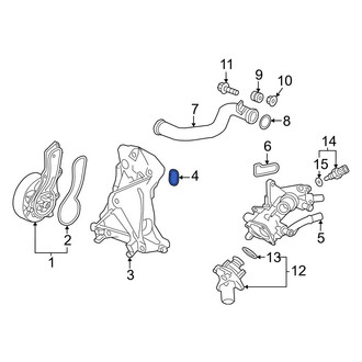 Honda OE - Engine Water Pump Housing O-Ring