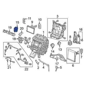 Honda OE - Left HVAC Blend Door Actuator