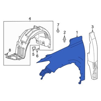 Honda OE - Front Left Fender