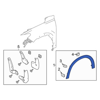 Honda OE - Front Right Wheel Arch Molding