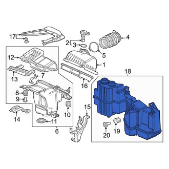 Honda OE - Engine Air Intake Resonator