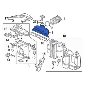 Honda OE - Upper Air Filter Housing