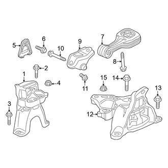 Honda OE - Engine / Transaxle - Engine & Transmission Mounting