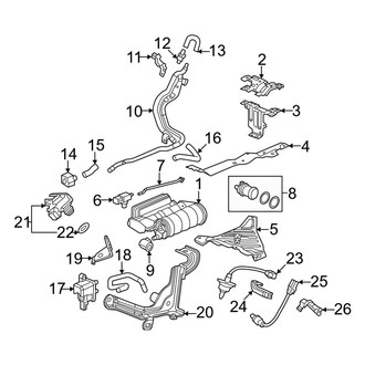Honda OE - Emission System - Emission Components