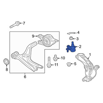 Honda OE - Front Suspension Ball Joint