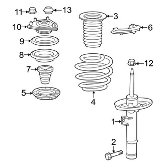 Honda OE - Front Suspension - Struts & Components
