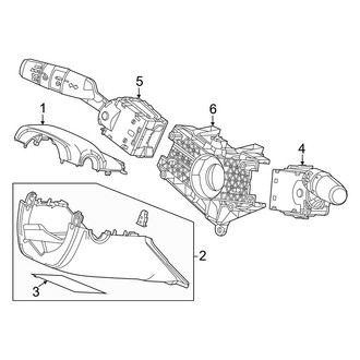 Honda OE - Steering Column - Shroud, Switches & Levers