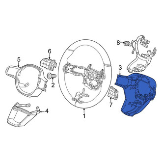 Honda OE - Steering Wheel Back Cover