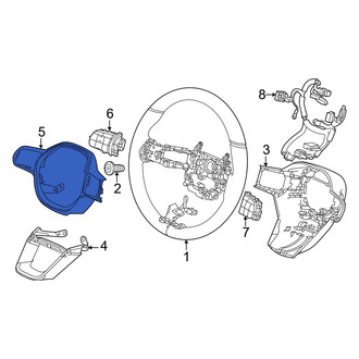 Honda OE - Lower Steering Wheel Trim